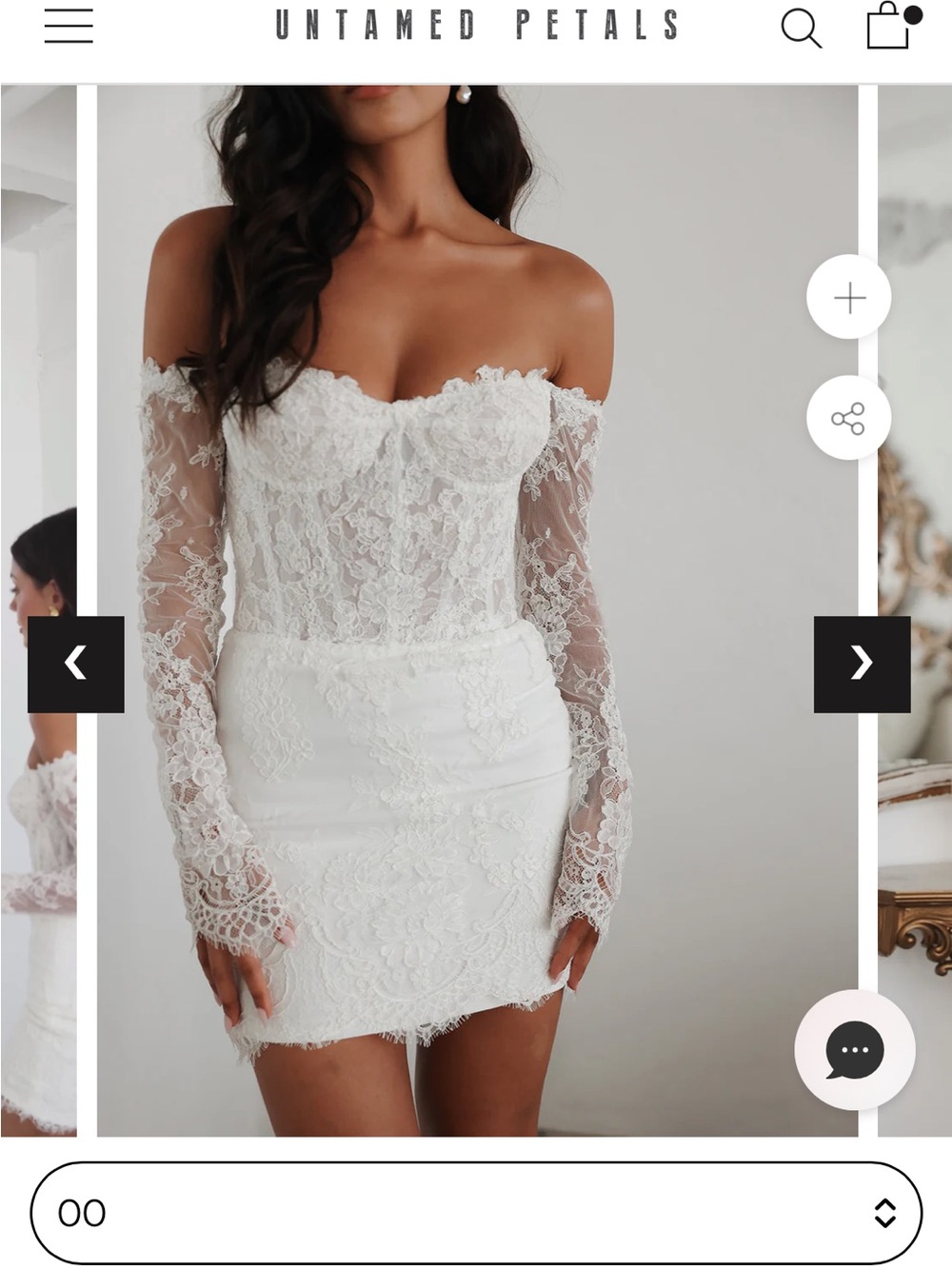 UNTAMED PETALS BY AMANDA JUDGE Madeline Mini Dress
